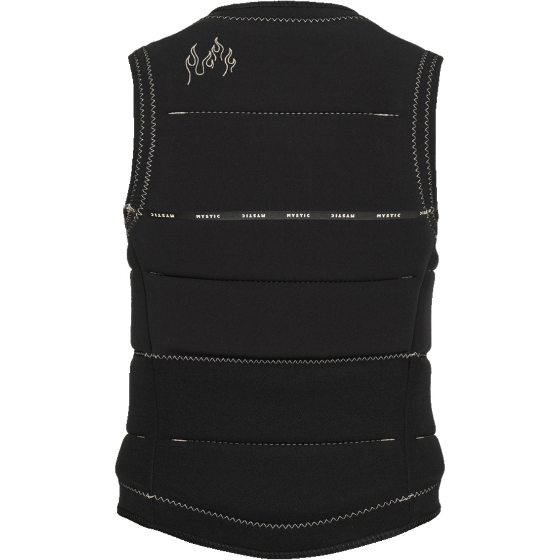 2026 Mystic Raspa Elena Bodi Til Kvinder Front Zip Wake Impact Vest 35005.260160 - Black